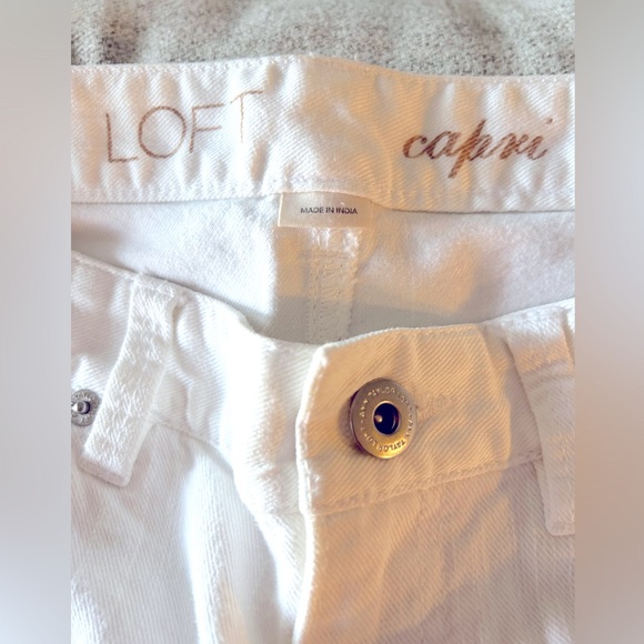 Loft White Capri Size 4P - Picture 7 of 7